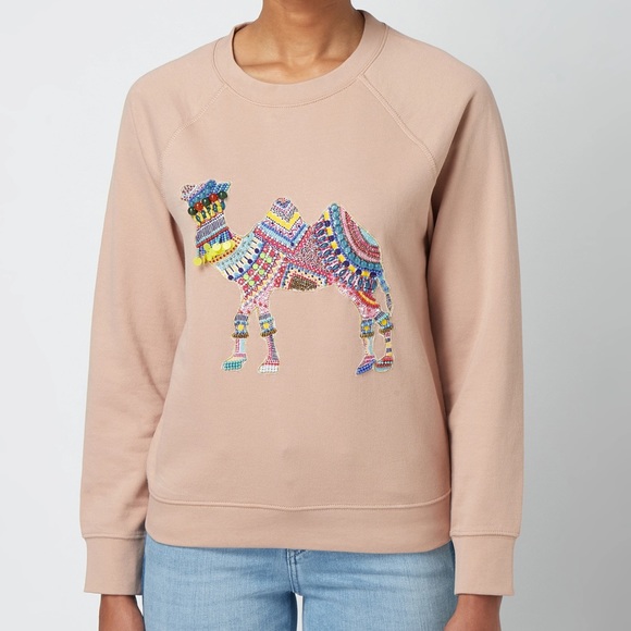 J. Crew Camel Sweatshirt - Picture 2 of 7